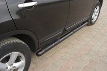 Nissan Qashqai 2007–2010 Sidorör Black (2 st, rostfritt stål) foto 5