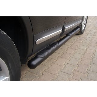 Sidorör Black (2 st, rostfritt stål) Nissan Qashqai 2007–2010 foto 1