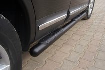 Nissan Qashqai 2010–2014 Sidorör Black (2 st, rostfritt stål) foto 1