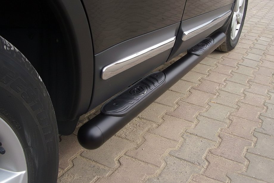 Nissan Qashqai 2010–2014 Sidorör Black (2 st, rostfritt stål) Image