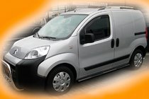 Peugeot Bipper 2008–2017 Sidorör Black (2 st., rostfritt) foto 1