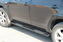 Toyota Rav 4 2006–2013 Sidorör för standardbas Black (2 st., rostfritt stål) foto 4