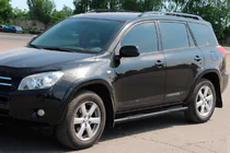 Toyota Rav 4 2006–2013 Sidorör för standardbas Black (2 st., rostfritt stål) foto 2