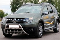Renault Duster 2008–2017 Sidorör med inlägg Black (2 st, rostfritt stål) foto 4