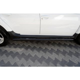Sidobågar med inlägg Black (2 st, rostfritt stål) Dacia Duster 2008–2018 foto 1