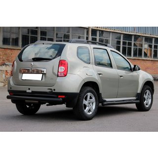 Sidobågar med inlägg Black (2 st, rostfritt stål) Dacia Duster 2008–2018 foto 3
