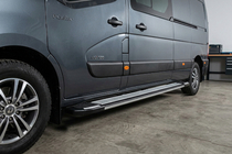 Opel Movano 2010–2021 Sidosteg Rainbow (2 st, aluminium) foto 1