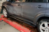 Mitsubishi Outlander 2001–2006 Sidorör Black (2 st., rostfritt) foto 3
