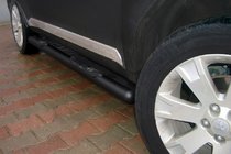Mitsubishi Outlander 2006–2012 Sidorör Black (2 st, rostfritt stål) foto 1