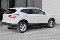 Nissan Qashqai 2014–2021 Sidorör Black (2014-2017, 2 st, rostfritt stål) foto 1