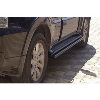 Sidorör Black (2 st, rostfritt stål) Mitsubishi Pajero Wagon IV 2006–2021 foto 1