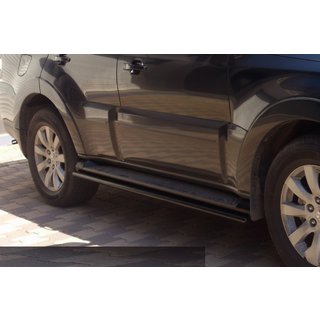 Sidorör Black (2 st, rostfritt stål) Mitsubishi Pajero Wagon IV 2006–2021 foto 3