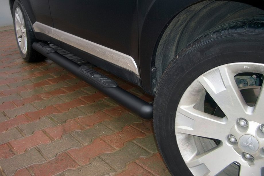 Nissan Murano 2008–2014 Sidorör Black (2 st, rostfritt stål) Image