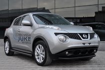 Nissan Juke 2010–2019 Sidorör Ø60 Black (2 st, rostfritt) foto 1