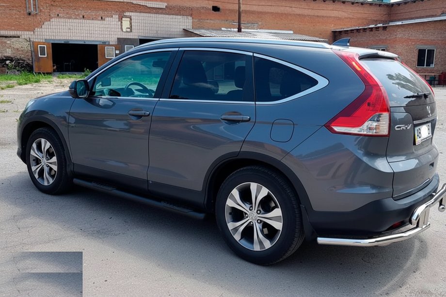 Honda CRV 2012–2016 Sidorör BB002 Black (2 st, rostfritt stål) Foto 3