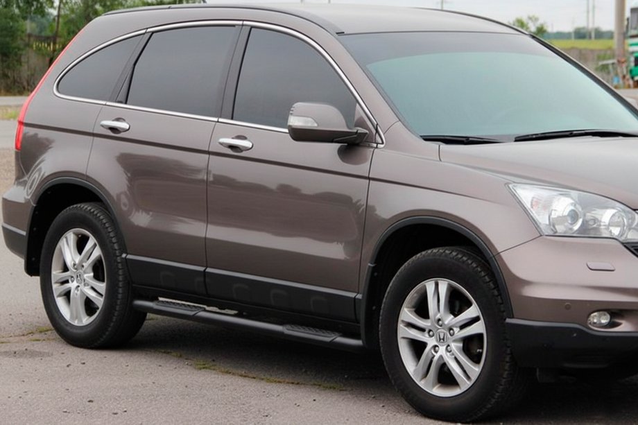 Honda CRV 2012–2016 Sidorör BB002 Black (2 st, rostfritt stål) Foto 6