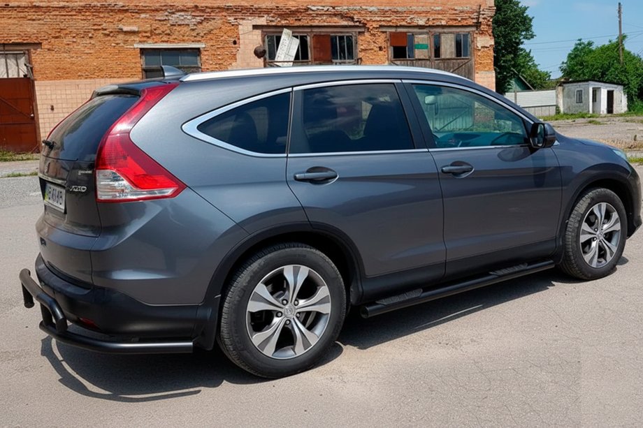 Honda CRV 2012–2016 Sidorör BB002 Black (2 st, rostfritt stål) Foto 4