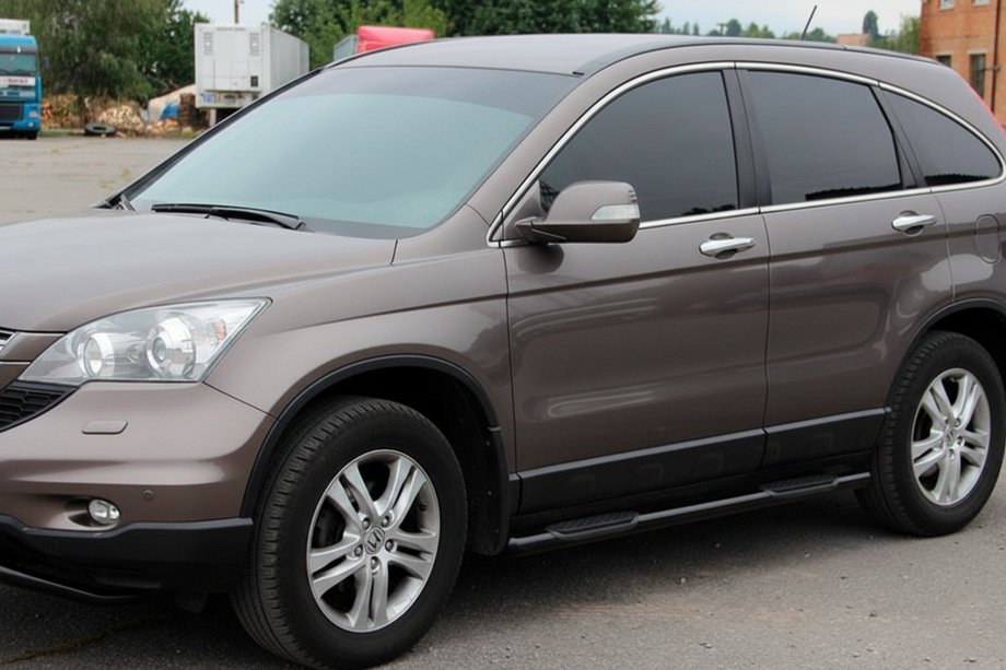 Honda CRV 2012–2016 Sidorör BB002 Black (2 st, rostfritt stål) Foto 8