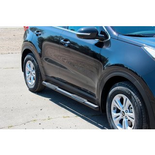 Sidorör BB002 Black (2 st, rostfritt stål) Kia Sportage 2015–2021 foto 4