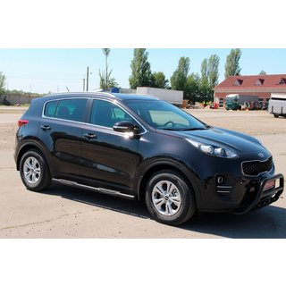 Sidorör BB002 Black (2 st, rostfritt stål) Kia Sportage 2015–2021 foto 2