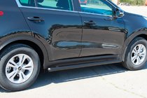 Kia Sportage 2015–2021 Sidorör BB001 Black (2 st., rostfritt stål) foto 1