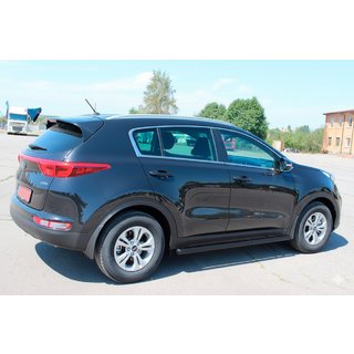 Sidorör BB001 Black (2 st., rostfritt stål) Kia Sportage 2015–2021 foto 3