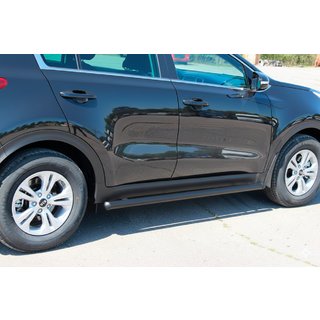 Sidorör BB001 Black (2 st., rostfritt stål) Kia Sportage 2015–2021 foto 1