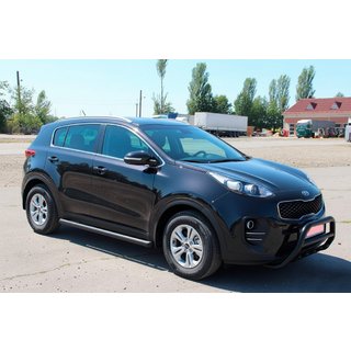 Sidorör BB001 Black (2 st., rostfritt stål) Kia Sportage 2015–2021 foto 2