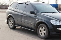 SsangYong Kyron 2005–2014 Sidorör BB002 Black (2 st, rostfritt stål) foto 2