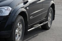 SsangYong Kyron 2005–2014 Sidorör BB002 Black (2 st, rostfritt stål) foto 1