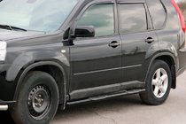 Nissan X-trail T31 2007–2014 Sidorör BB002 Black (2 st, rostfritt stål) foto 4