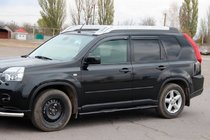 Nissan X-trail T31 2007–2014 Sidorör BB002 Black (2 st, rostfritt stål) foto 3