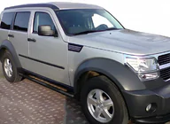 Dodge Nitro 2006–2011 Sidorör Black (2 st., rostfritt) foto 2