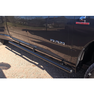 Sidorör standard Black (2 st, rostfritt stål) Dodge RAM (DR/DH/D1/DC/DM) 2002–2009 foto 2