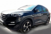Hyundai Tucson TL 2016–2021 Sidorör Black (2 st., rostfritt) foto 2