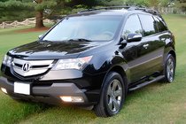 Acura MDX 2007–2013 Sidorör Black (2 st, rostfritt) foto 1