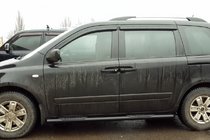 Kia Carnival 2002–2013 Sidorör Black (2 st., rostfritt) foto 1