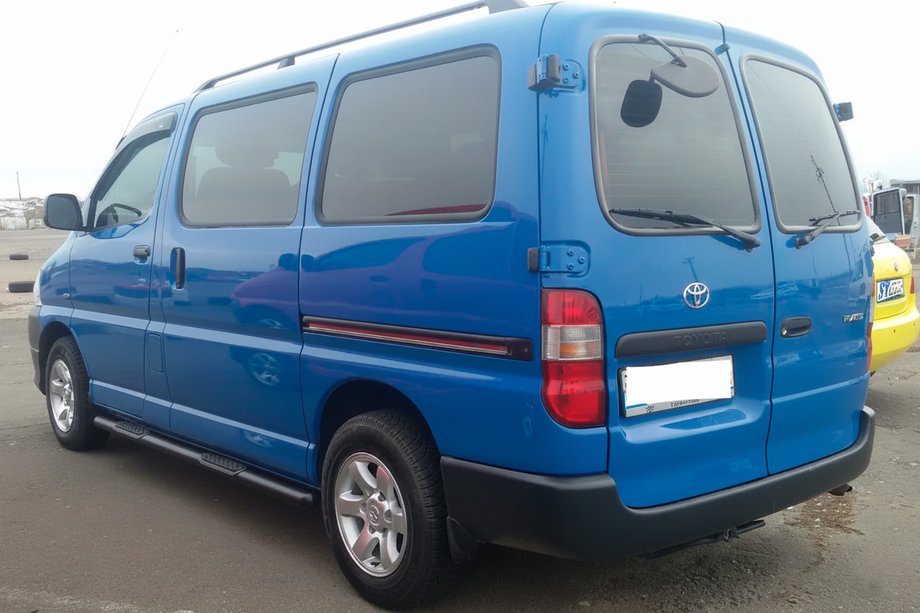 Toyota HiAce Sidorör Black (2 st., rostfritt) Image
