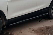 Nissan Qashqai 2014–2021 Sidorör Black (2017-2021, 2 st., rostfritt stål) foto 2