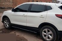 Nissan Qashqai 2014–2021 Sidorör Black (2017-2021, 2 st., rostfritt stål) foto 4