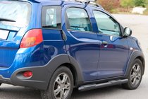 Chery Beat 2009–2015 Sidorör Black (2 st, rostfritt stål) foto 1