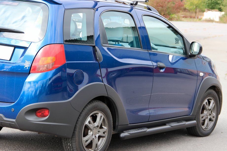 Chery Beat 2009–2015 Sidorör Black (2 st, rostfritt stål) Image
