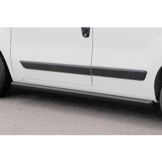 Sidorör Ø60 Black (2 st, rostfritt stål) Fiat Fiorino/Qubo 2008–2024 foto 2