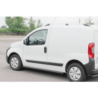 Sidorör Ø60 Black (2 st, rostfritt stål) Fiat Fiorino/Qubo 2008–2024 foto 1