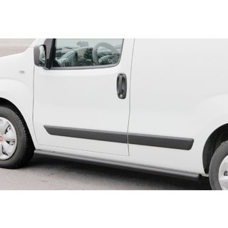 Sidorör Ø60 Black (2 st, rostfritt stål) Fiat Fiorino/Qubo 2008–2024 foto 3
