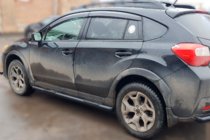 Subaru XV 2011–2017 Sidorör BB002 Black (2 st, rostfritt stål) foto 3