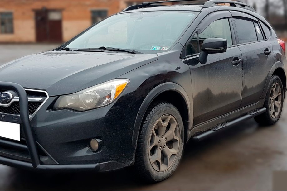 Subaru XV 2011–2017 Sidorör BB002 Black (2 st, rostfritt stål) Image
