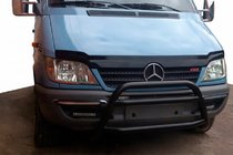 Mercedes Sprinter W901/902/903/904/905 1995–2006 Frontbåge WT022 Black (rostfritt stål) foto 1