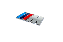 BMW M-emblem 85 x 30 mm (rostfritt stål) foto 2