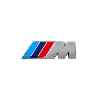 M-emblem 85 x 30 mm (rostfritt stål) foto 1